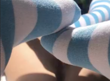 Sock Reveal to Pussy