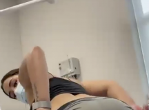 Ass Spread at the Dentist!